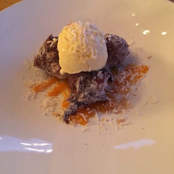 Corkfire Kitchen - Pineapple fritters with coconut ice cream...Need I say more? - New American Near Me - Temecula, California
