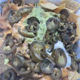 Carne asada nachos - no beans Carne asada nachos - no beans