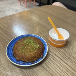 Knafeh and booza ice cream Knafeh and booza ice cream