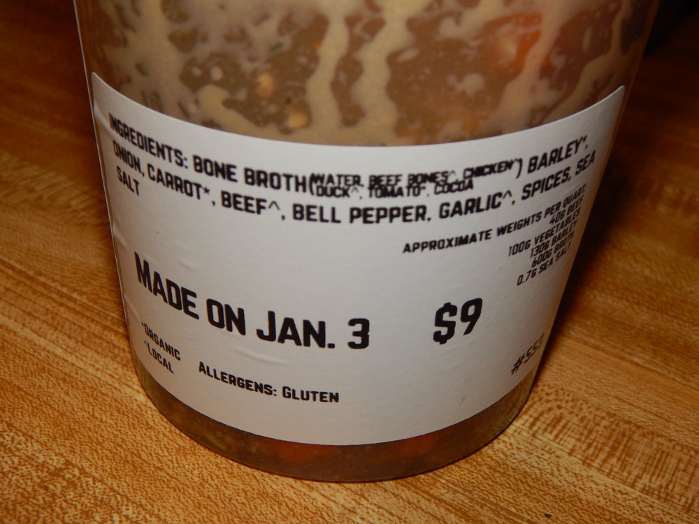 Food from The Soup Den