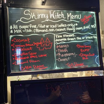 Roast The Dead Coffee - Skinny Witch/ Sugar Free Menu - Coffee & Tea Near Me - Yucaipa, California Roast The Dead Coffee - Skinny Witch/ Sugar Free Menu - Coffee & Tea Near Me - Yucaipa, California