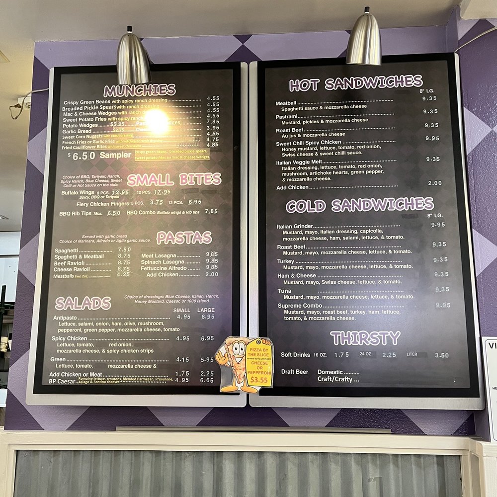 Baldwin Park Pizza - Menu board - Pizza Near Me - Baldwin Park, California