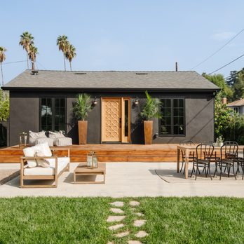 GK General Construction - After (front with custom redwood deck) - General Contractors Near Me - Glendale, California