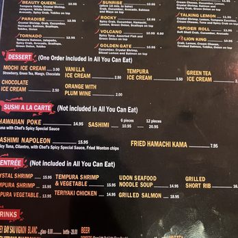 JJ Sushi - Menu as of 8/19/24 - Sushi Bars Near Me - Sparks, Nevada JJ Sushi - Menu as of 8/19/24 - Sushi Bars Near Me - Sparks, Nevada