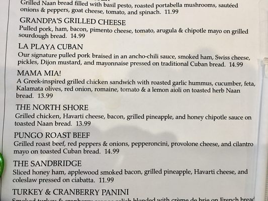 Menu photo 6 Back Bay Gourmet Virginia Beach, VA