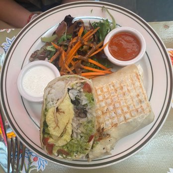 MUD - Breakfast Burrito w/ Mixed Greens - Coffee & Tea Near Me - New York, New York MUD - Breakfast Burrito w/ Mixed Greens - Coffee & Tea Near Me - New York, New York
