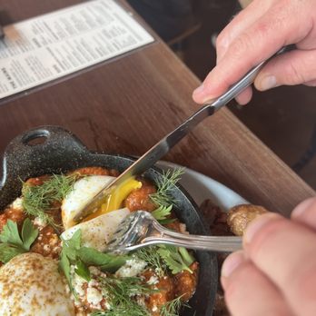 Postino Cinco Ranch - Meatball Shakshouka... so good! - Wine Bars Near Me - Katy, Texas