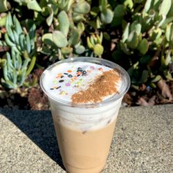 Bean Crema Coffee & Tea - Iced Chai Latte with Pumpkin Cream