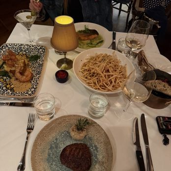 Atlantic Fish & Chop House - Filet mignon, truffle fries, mussels, angry shrimp, salmon - Seafood Near Me - Edgartown, Massachusetts Atlantic Fish & Chop House - Filet mignon, truffle fries, mussels, angry shrimp, salmon - Seafood Near Me - Edgartown, Massachusetts