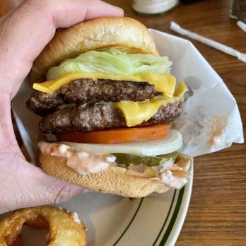 Pie 'n Burger - Double burger with cheese (aka Big Ben) - Burgers Near Me - Pasadena, California Pie 'n Burger - Double burger with cheese (aka Big Ben) - Burgers Near Me - Pasadena, California