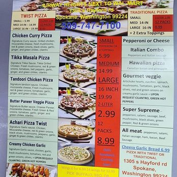 Hayford Food Mart - a menu for a variety of pizzas - Convenience Stores Near Me - Spokane, Washington Hayford Food Mart - a menu for a variety of pizzas - Convenience Stores Near Me - Spokane, Washington