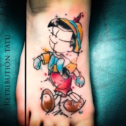 Retribution Tatu - Foot