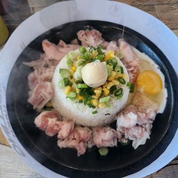 Sizzling Lunch - Kurabuta Pork Belly Pepper Rice, add Egg - Japanese Near Me - San Jose, California Sizzling Lunch - Kurabuta Pork Belly Pepper Rice, add Egg - Japanese Near Me - San Jose, California