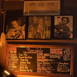 The Weary Traveler Freehouse - Specials Menu as of 4/25/25