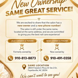 L'Amour Nails - *
We're excited to welcome you to a new chapter at L'AMOUR NAILS- Fayetteville