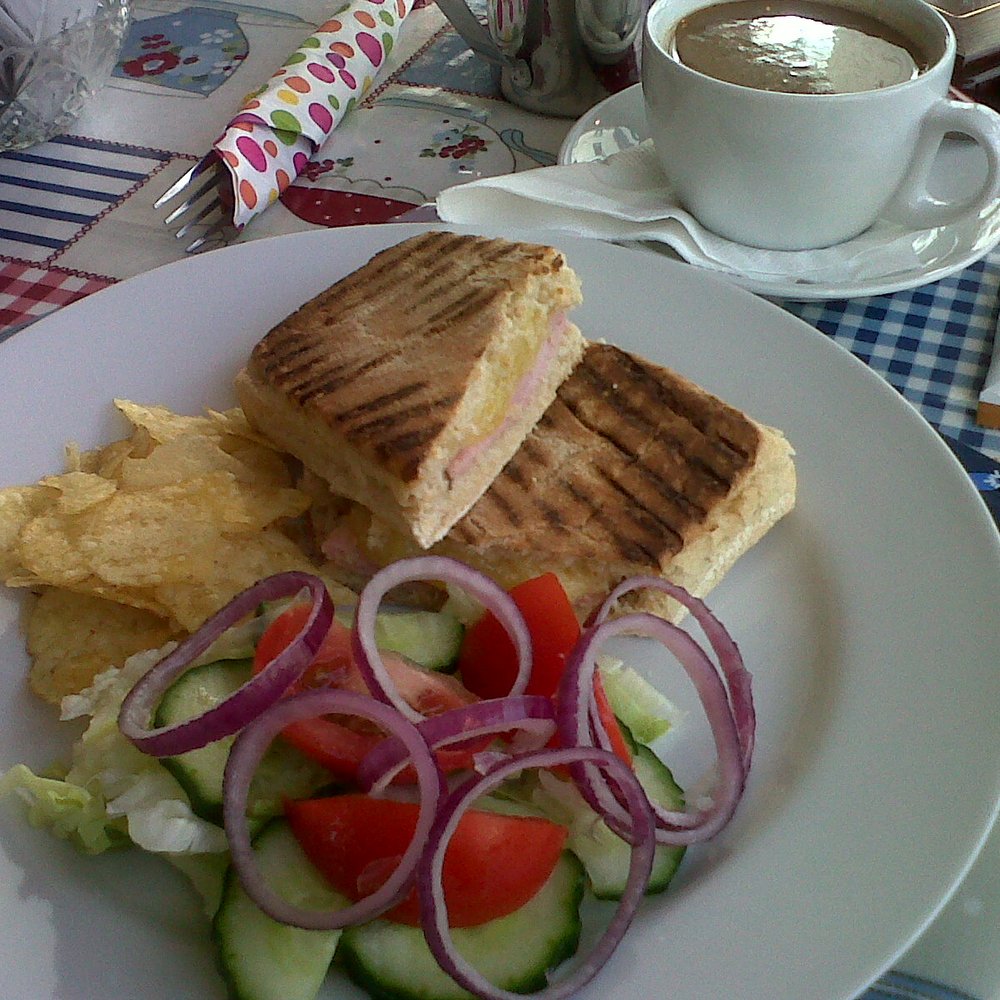 Cafe 49 - Ham and cheese panini - Coffee & Tea Near Me - Preston, LAN