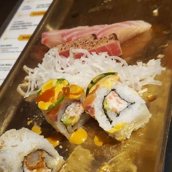 Shabu Gen - Some rolls and seared tuna - Hot Pot Near Me - Elk Grove, California Shabu Gen - Some rolls and seared tuna - Hot Pot Near Me - Elk Grove, California