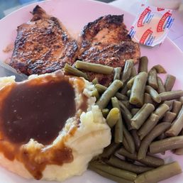 Pork chop dinner
