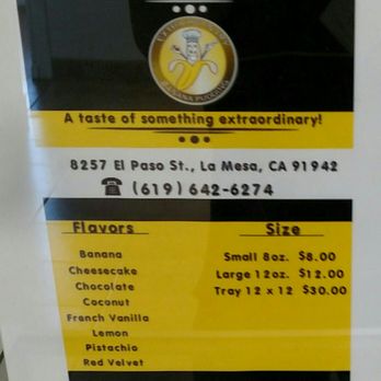 Extraordinary Banana Pudding - Sign on the service counter - Desserts Near Me - La Mesa, California Extraordinary Banana Pudding - Sign on the service counter - Desserts Near Me - La Mesa, California