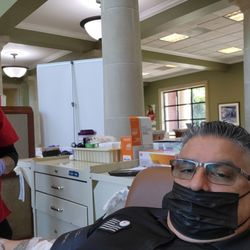 American Red Cross - Donated today.. Giving back to community