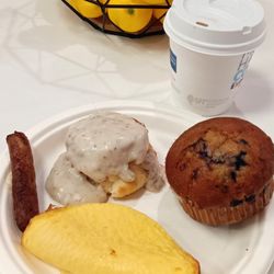 Breakfast.