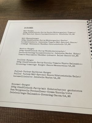 Menu photo 8 Mio Bar Bistro Hude, NI