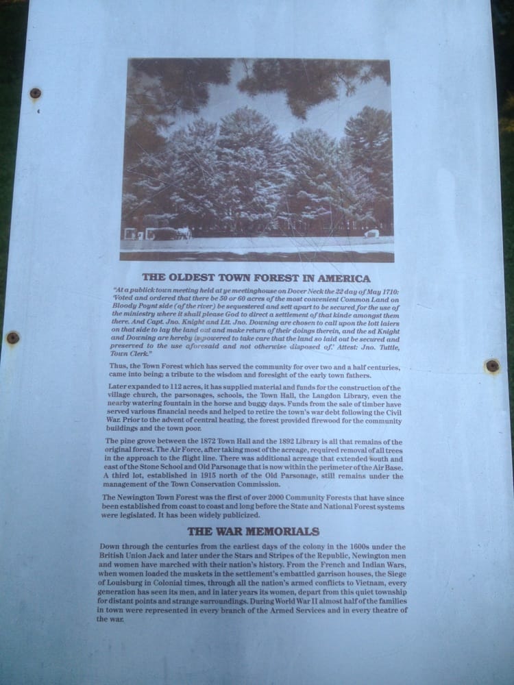 NEWINGTON TOWN FOREST Updated September 2024 Newington, New