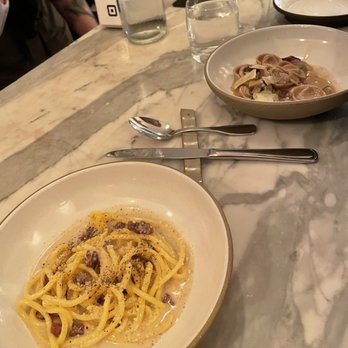 Forsythia - I loved the vegetarian ravioli dish. The carbonara was very salty and rich. - Italian Near Me - New York, New York Forsythia - I loved the vegetarian ravioli dish. The carbonara was very salty and rich. - Italian Near Me - New York, New York