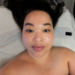 My face afterwards