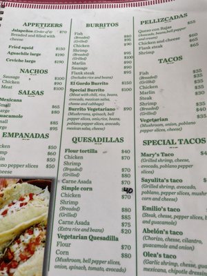 Menu photo 7 Mary's Sayulita, NAY Menu photo 7 Mary's Sayulita, NAY