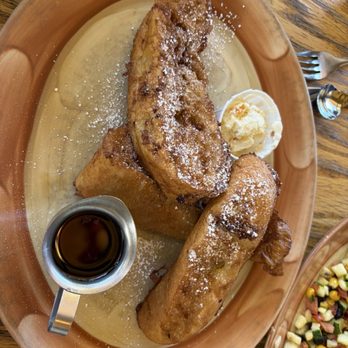 The Stone House Cafe - Stone House French toast made with ciabatta - New American Near Me - Reno, Nevada