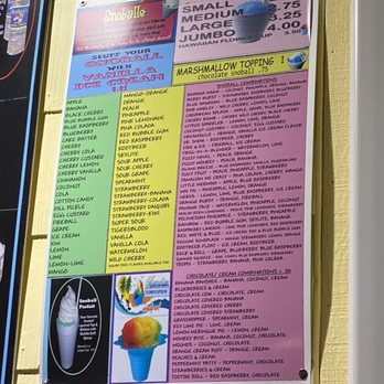 Bonkey's Ice Cream & Snoballs - Snowball menu - Ice Cream & Frozen Yogurt Near Me - Ocean View, Delaware Bonkey's Ice Cream & Snoballs - Snowball menu - Ice Cream & Frozen Yogurt Near Me - Ocean View, Delaware