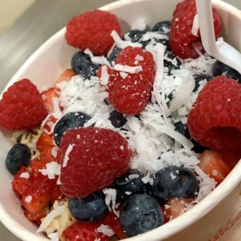 Nature's Juice - Açaí bowl (custom made) -strawberries -blueberries -raspberries -granola -coconut flakes -no added honey or agave - Juice Bars & Smoothies Near Me - Walnut, California Nature's Juice - Açaí bowl (custom made) -strawberries -blueberries -raspberries -granola -coconut flakes -no added honey or agave - Juice Bars & Smoothies Near Me - Walnut, California