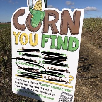 Tuttle Orchards - We did the"Corn You Find" game in the maze and it made it a lot more fun- we had a purpose - Fruits & Veggies Near Me - Greenfield, Indiana Tuttle Orchards - We did the"Corn You Find" game in the maze and it made it a lot more fun- we had a purpose - Fruits & Veggies Near Me - Greenfield, Indiana