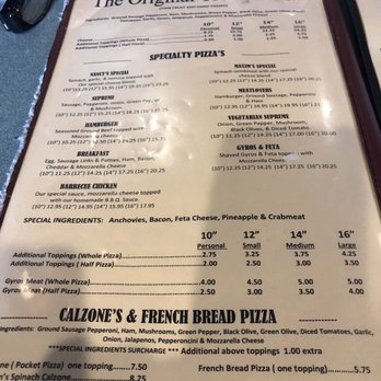 Maxim's Restaurant & Lounge - Pizza - Pizza Near Me - Merrillville, Indiana