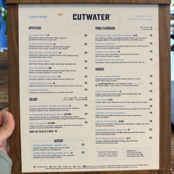 Cutwater Spirits - Regular menu - Distilleries Near Me - San Diego, California