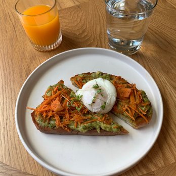 Local Jones - Avocado Toast with poached egg added - New American Near Me - Denver, Colorado