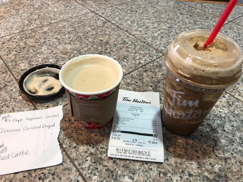 TIM HORTONS 1563 Spencerport Rd, Rochester, New York Coffee & Tea