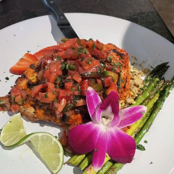 Sage & Barrel Craft Eatery - Strawberry pico chicken. So good! - Seafood Near Me - Queen Creek, Arizona Sage & Barrel Craft Eatery - Strawberry pico chicken. So good! - Seafood Near Me - Queen Creek, Arizona