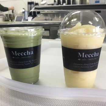 Meccha Matcha - Strawberry Oat Milk Matcha and Ice Blended Yuzu - Desserts Near Me - Artesia, California Meccha Matcha - Strawberry Oat Milk Matcha and Ice Blended Yuzu - Desserts Near Me - Artesia, California