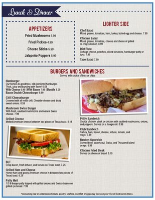 Menu photo 1 Blue Ribbon Diner Muldrow, OK Menu photo 1 Blue Ribbon Diner Muldrow, OK