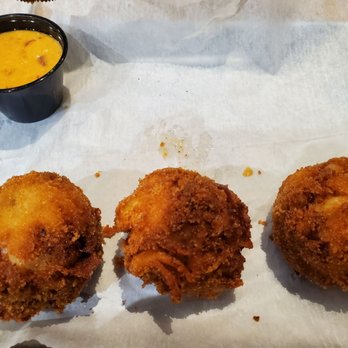 Brgr Stop - White Truffle Bacon Mackin Cheese Balls - Burgers Near Me - Coconut Creek, Florida