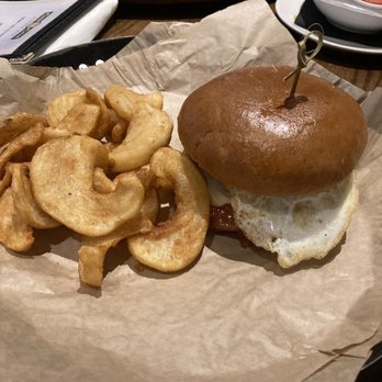 Cin Cin Burger BAR - Day After Burger w/ Flapper Fries - Burgers Near Me - Winston-Salem, North Carolina Cin Cin Burger BAR - Day After Burger w/ Flapper Fries - Burgers Near Me - Winston-Salem, North Carolina