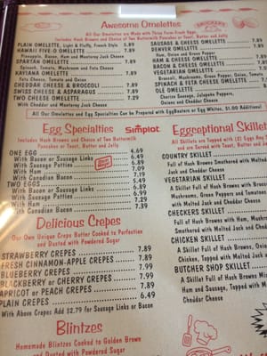 Menu photo 7 Checkers Pancake House Schaumburg, IL Menu photo 7 Checkers Pancake House Schaumburg, IL