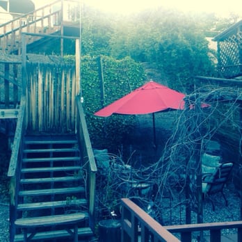 Ghost City Inn - Back patio from our room - Hotels Near Me - Jerome, Arizona