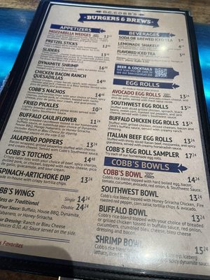 Menu photo 8 D.C. Cobb's East Dundee, IL