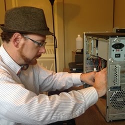 Peter's PC Mobile Computer Repair - Me, repairing a desktop computer.