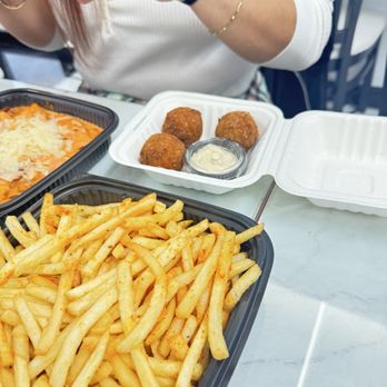 Alma D'Oro - Family fries ... - Comfort Food Near Me - Blue Point, New York