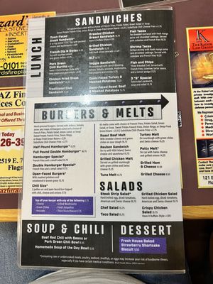 Menu photo 2 Mike & Ronda's The Place West Flagstaff, AZ Menu photo 2 Mike & Ronda's The Place West Flagstaff, AZ