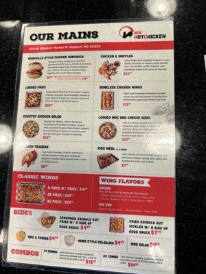 Menu photo 1 HCK Hot Chicken Waldorf, MD Menu photo 1 HCK Hot Chicken Waldorf, MD